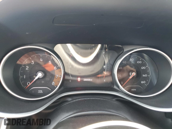 2020 Jeep Compass North z VIN 3C4NJDBB9LT255410, wystawiony jako Copart lot #56552915 z przebiegiem 38 959 mil mil oraz Szkoda całkowita • Salvage title. Historia ofert i sprzedaży dostępna na DreamBid. Obrazek 9.