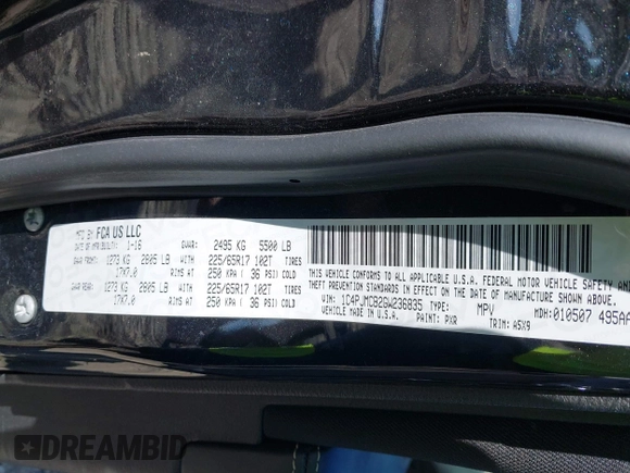 2016 Jeep Cherokee Latitude with VIN 1C4PJMCB2GW236835, listed as a IAAI auction lot 42698119 with 111,985 mi miles and . Bid and sale history available at DreamBid. Image 9.