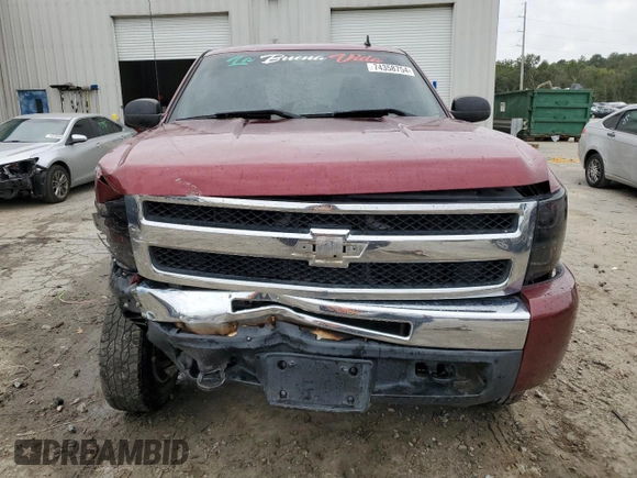 2009 Chevrolet Silverado 1500 LT with VIN 3GCEC23CX9G110626, listed as a Copart auction lot 74358754 with 266,724 mi miles and Salvage Title. Bid and sale history available at carsss.com. Image 5.