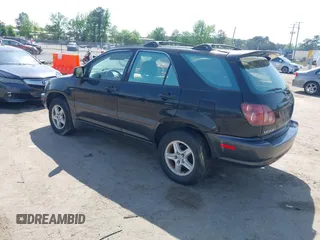 2000 Lexus RX 300 with VIN JT6HF10U9Y0102166, listed as a IAAI auction lot 42145663 with 137,514 mi miles. Bid and sale history available at carsss.com. Image 3.