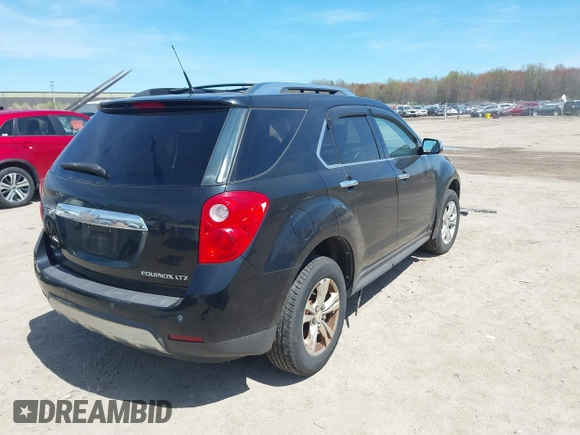 2011 Chevrolet Equinox LTZ with VIN 2CNFLGEC5B6329991, listed as a IAAI auction lot 42086572 with 205,381 mi miles and . Bid and sale history available at DreamBid. Image 4.
