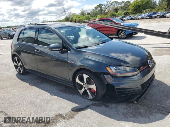 2016 Volkswagen Golf GTI SE w/Performance Pkg with VIN 3VW547AU0GM014926, listed as a Copart auction lot 46799635 with 63,776 mi miles and Salvage Title. Bid and sale history available at carsss.com. Image 4.