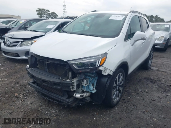 2019 Buick Encore Essence with VIN KL4CJGSM3KB766809, listed as a IAAI auction lot 41509234 with 282,366 mi miles and . Bid and sale history available at carsss.com. Image 18.