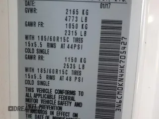2017 Nissan NV200 SV с VIN 3N6CM0KN4HK705427, выставлен на аукционе Copart как лот 59942555 с пробегом Не указан миль и Списание • Salvage title. История ставок и продаж доступна на DreamBid. Изображение 13.