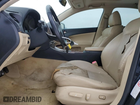 2006 Lexus IS 250 with VIN JTHCK262662003301, listed as a Copart auction lot 87390484 with Not Provided miles and Salvage Title. Bid and sale history available at DreamBid. Image 7.