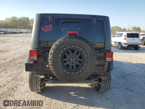 2015 Jeep Wrangler Unlimited Sahara with VIN 1C4BJWEG2FL690498, listed as a Copart auction lot 73598124 with 143,564 mi miles and Salvage Title. Bid and sale history available at carsss.com. Image 6.