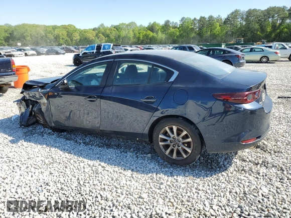 2021 Mazda 3 S with VIN JM1BPAAL3M1326099, listed as a Copart auction lot 52400115 with 58,159 mi miles and Salvage Title. Bid and sale history available at DreamBid. Image 2.
