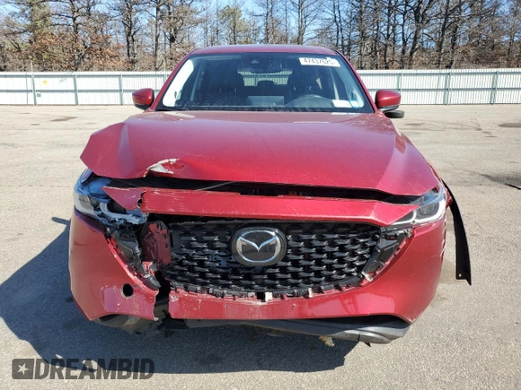 2022 Mazda CX-5 2.5 S Premium Package with VIN JM3KFBDM5N1569337, listed as a Copart auction lot 47437625 with 31,504 mi miles and Salvage Title. Bid and sale history available at carsss.com. Image 5.