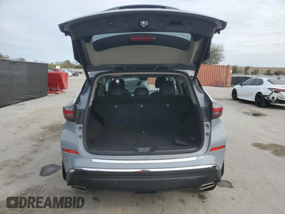 2022 Nissan Murano SL with VIN 5N1AZ2CJXNC117631, listed as a Copart auction lot 89268255 with 8,958 mi miles and Salvage Title. Bid and sale history available at carsss.com. Image 6.
