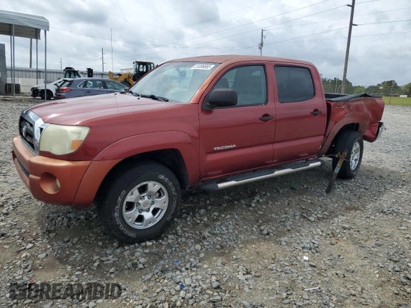 2008 Toyota Tacoma PreRunner with VIN 3TMJU62N48M062496, listed as a Copart auction lot 51098665 with 270,199 mi miles and Salvage title. Bid and sale history available at DreamBid. Image 1.