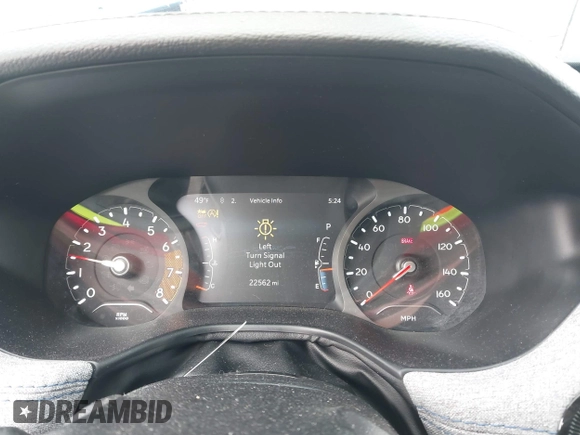 2024 Jeep Compass Latitude with VIN 3C4NJDBN9RT132368, listed as a IAAI auction lot 42149252 with 22,562 mi miles and . Bid and sale history available at DreamBid. Image 7.