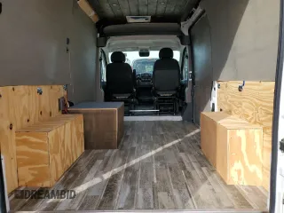 2017 Ram ProMaster Cargo with VIN 3C6TRVBG4HE538284, listed as a Copart auction lot 87117614 with 142,477 mi miles and Salvage Title. Bid and sale history available at DreamBid. Image 10.