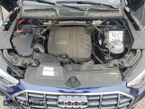 2021 Audi Q5 Premium with VIN WA1AAAFY1M2003515, listed as a Copart auction lot 55059915 with Not Provided miles and Salvage Title. Bid and sale history available at DreamBid. Image 12.
