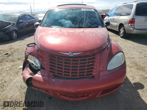 2003 Chrysler PT Cruiser GT with VIN 3C8FY78G63T624307, listed as a Copart auction lot 45389895 with 111,765 mi miles and Salvage title. Bid and sale history available at DreamBid. Image 5.