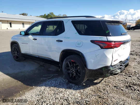 2022 Chevrolet Traverse Premier with VIN 1GNEVKKWXNJ126721, listed as a Copart auction lot 75941264 with 46,402 mi miles and Salvage Title. Bid and sale history available at carsss.com. Image 2.