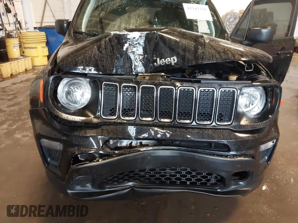 2019 Jeep Renegade Sport with VIN ZACNJBAB7KPK88737, listed as a IAAI auction lot 42347321 with 98,597 mi miles and . Bid and sale history available at DreamBid. Image 6.