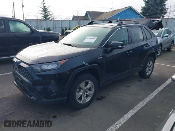 2021 Toyota RAV4 Hybrid LE with VIN 4T3M6RFV8MU028461, listed as a IAAI auction lot 41868616 with 80,233 mi miles. Bid and sale history available at carsss.com. Image 19.
