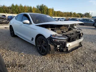2023 Genesis G70 3.3T with VIN KMTG54TE5PU127068, listed as a Copart auction lot 78425934 with Not Provided miles and Salvage Title. Bid and sale history available at DreamBid. Image 4.