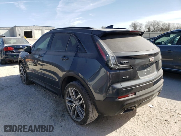 2019 Cadillac XT4 AWD Sport with VIN 1GYFZFR48KF136220, listed as a Copart auction lot 37854353 with 0 mi miles. Bid and sale history available at carsss.com. Image 2.