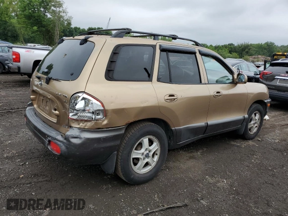 2002 Hyundai Santa Fe GLS with VIN KM8SC73DX2U318190, listed as a Copart auction lot 64256634 with 123,993 mi miles and Non Repairable. Bid and sale history available at carsss.com. Image 3.