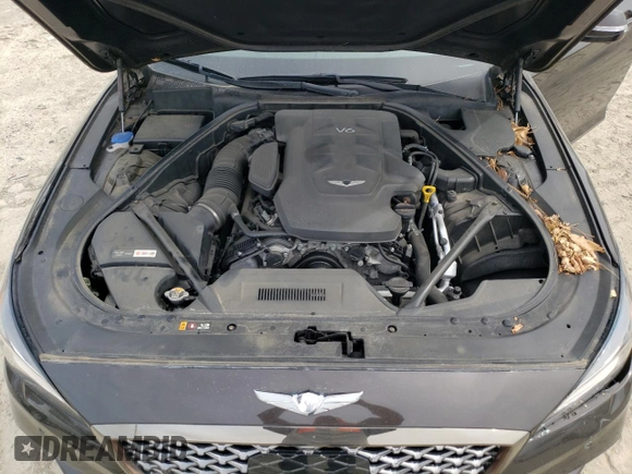 2019 Genesis G80 3.8L with VIN KMHGN4JE8KU295941, listed as a Copart auction lot 44927543 with 33,335 mi miles. Bid and sale history available at carsss.com. Image 11.