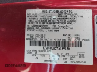 2010 Ford Mustang GT with VIN 1ZVBP8CH2A5139780, listed as a IAAI auction lot 41670056 with 95,000 mi miles and . Bid and sale history available at DreamBid. Image 9.