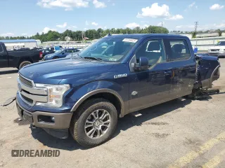 2018 Ford F-150 XL z VIN 1FTEW1EG9JFB33919, wystawiony jako Copart lot #65764025 z przebiegiem 169 563 mil mil oraz Szkoda całkowita • Salvage title. Historia ofert i sprzedaży dostępna na DreamBid. Obrazek 1.
