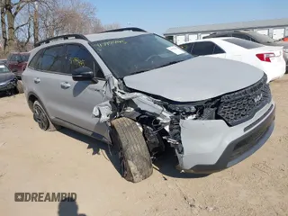 2022 Kia Sorento X-Line S with VIN 5XYRLDLC3NG146258, listed as a IAAI auction lot 41799445 with 64,409 mi miles. Bid and sale history available at carsss.com. Image 1.