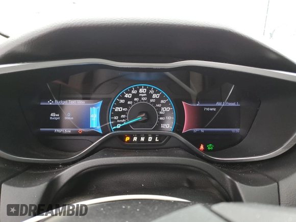 2013 Ford Focus Electric with VIN 1FADP3R43DL196997, listed as a Copart auction lot 43476355 with 77,071 mi miles and Salvage title. Bid and sale history available at DreamBid. Image 9.