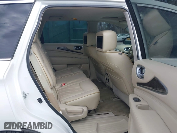 2014 Infiniti QX60 with VIN 5N1AL0MM3EC509798, listed as a IAAI auction lot 41887534 with 120,999 mi miles and . Bid and sale history available at DreamBid. Image 8.