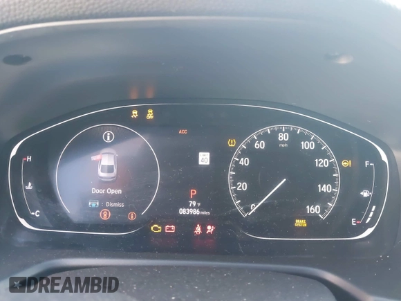 2018 Honda Accord EX-L with VIN 1HGCV2F57JA017839, listed as a IAAI auction lot 41281323 with 83,986 mi miles and . Bid and sale history available at DreamBid. Image 7.