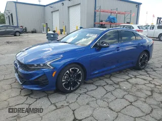 2022 Kia K5 GT-Line z VIN 5XXG64J23NG095616, wystawiony jako Copart lot #56014065 z przebiegiem 42 734 mil mil oraz Szkoda całkowita • Salvage title. Historia ofert i sprzedaży dostępna na DreamBid. Obrazek 1.
