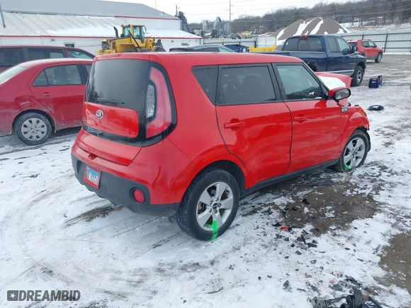 2019 Kia Soul with VIN KNDJN2A25K7007070, listed as a IAAI auction lot 41617181 with 1 mi miles. Bid and sale history available at carsss.com. Image 4.