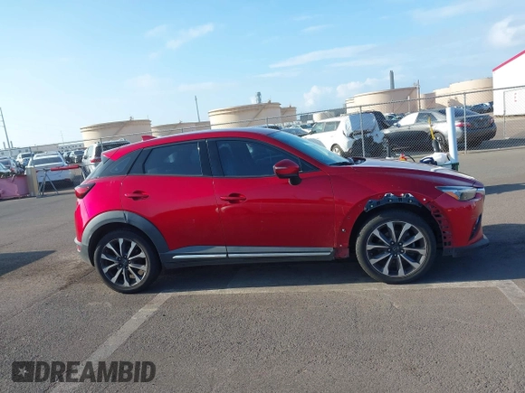 2019 Mazda CX-3 Grand Touring with VIN JM1DKFD71K0427650, listed as a IAAI auction lot 42058069 with 67,688 mi miles and . Bid and sale history available at DreamBid. Image 13.