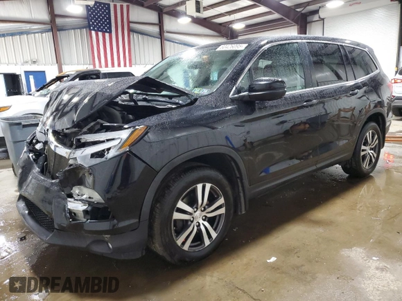 2017 Honda Pilot EX-L with VIN 5FNYF6H55HB096659, listed as a Copart auction lot 60426095 with 144,047 mi miles and Salvage title. Bid and sale history available at DreamBid. Image 1.