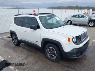 2017 Jeep Renegade Sport с VIN ZACCJAAB3HPF57085, выставлен на аукционе IAAI как лот 41989597 с пробегом 127 693 миль миль и . История ставок и продаж доступна на DreamBid. Изображение 1.