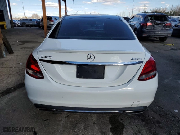 2016 Mercedes-Benz C-Class C 300 Luxury with VIN 55SWF4KB5GU156737, listed as a Copart auction lot 46789995 with 81,510 mi miles and Salvage Title. Bid and sale history available at carsss.com. Image 6.