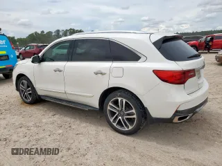 2017 Acura MDX Advance with VIN 5FRYD3H83HB010049, listed as a Copart auction lot 62385925 with 121,312 mi miles and Salvage title. Bid and sale history available at DreamBid. Image 2.