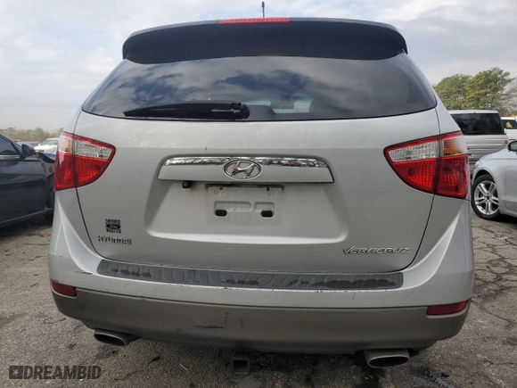 2007 Hyundai Veracruz GLS with VIN KM8NU13C67U019091, listed as a Copart auction lot 43911925 with 201,895 mi miles and Salvage Title. Bid and sale history available at carsss.com. Image 6.