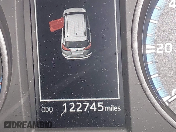 2018 Toyota RAV4 LE with VIN 2T3ZFREV6JW505455, listed as a IAAI auction lot 42052207 with 122,745 mi miles. Bid and sale history available at carsss.com. Image 7.