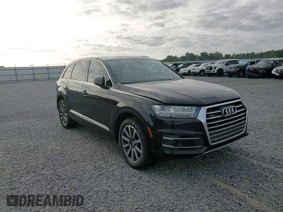 2017 Audi Q7 Premium Plus with VIN WA1LAAF71HD051770, listed as a Copart auction lot 53106825 with 88,833 mi miles and Salvage title. Bid and sale history available at DreamBid. Image 14.