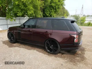 2020 Land Rover Range Rover P525 HSE with VIN SALGS2SE1LA594442, listed as a Copart auction lot 55792435 with 24,799 mi miles and Clean title. Bid and sale history available at DreamBid. Image 2.