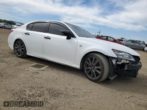 2015 Lexus GS 350 with VIN JTHBE1BL3FA012443, listed as a Copart auction lot 52904125 with 111,832 mi miles and Salvage Title. Bid and sale history available at carsss.com. Image 4.