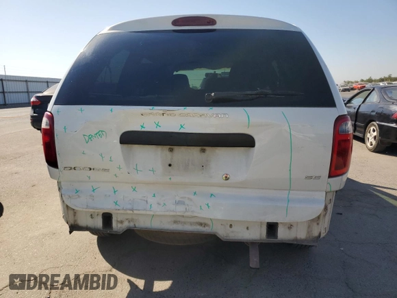 2002 Dodge Caravan SE with VIN 1B4GP24332B735635, listed as a Copart auction lot 72973754 with 176,777 mi miles and Salvage Title. Bid and sale history available at carsss.com. Image 6.