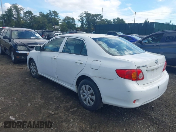 2009 Toyota Corolla with VIN JTDBL40E199019510, listed as a IAAI auction lot 40471286 with 99,818 mi miles and . Bid and sale history available at carsss.com. Image 3.