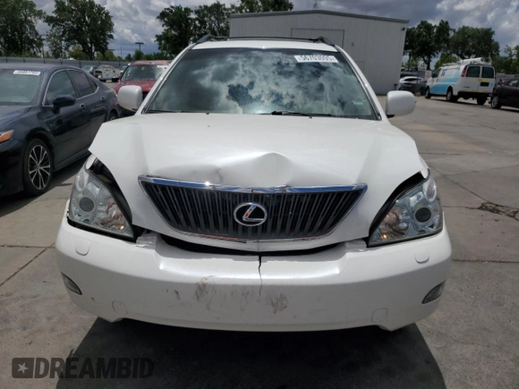 2007 Lexus RX 350 with VIN 2T2HK31U27C035599, listed as a Copart auction lot 56703095 with 58,859 mi miles and Salvage Title. Bid and sale history available at DreamBid. Image 5.
