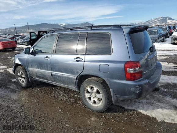 2007 Toyota Highlander with VIN JTEHP21A770192475, listed as a Copart auction lot 46594985 with 208,407 mi miles and Clean Title. Bid and sale history available at carsss.com. Image 2.