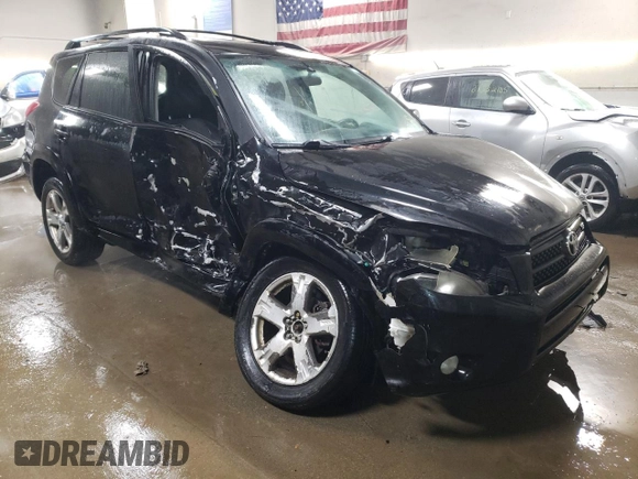 2006 Toyota RAV4 Sport with VIN JTMZK32V265001996, listed as a Copart auction lot 41968485 with 123,572 mi miles and Salvage Title. Bid and sale history available at carsss.com. Image 4.
