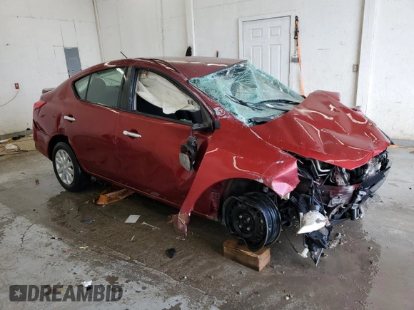2018 Nissan Versa Sedan SV with VIN 3N1CN7AP8JK393388, listed as a Copart auction lot 51688445 with 102,028 mi miles and Non Repairable. Bid and sale history available at carsss.com. Image 4.