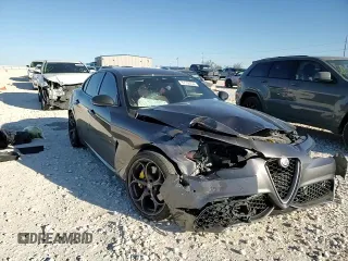 2020 Alfa Romeo Giulia Ti Sport with VIN ZARFAMBN6L7625687, listed as a Copart auction lot 87106034 with Not provided miles and Salvage title. Bid and sale history available at DreamBid. Image 11.